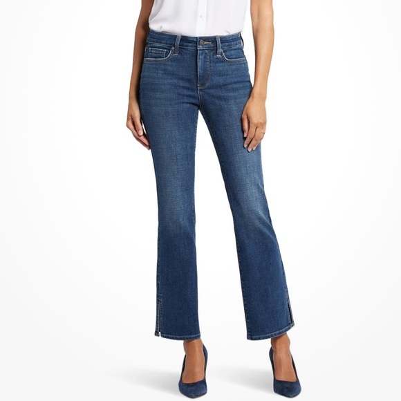 NYDJ Denim - NYDJ Women's Barbara Bootcut, Side Slits Olympus Jeans 30” inseam Size 12 NEW